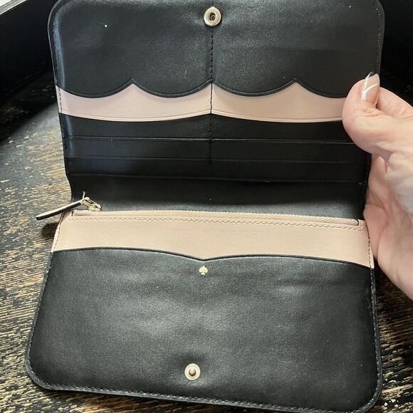Kate Spade Nadine Medium Clutch Wallet Black - Picture 10 of 10